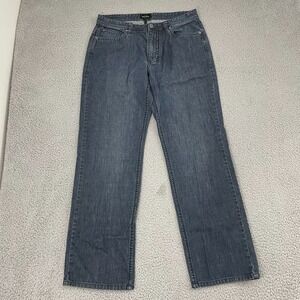81 Parc Jeans Men 34x31 Dark Wash Straight Fit Denim